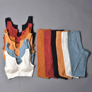 conjunto yoga sem costura color varios modelos