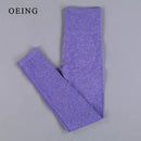 Calça legging sem costura de cintura alta