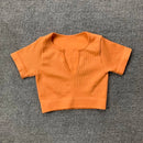 conjunto yoga sem costura color varios modelos