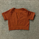 conjunto yoga sem costura color varios modelos