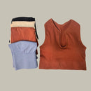 Conjunto de ioga decote com bojo sexy