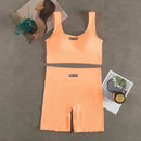 Conjunto de ioga feminino sem costura