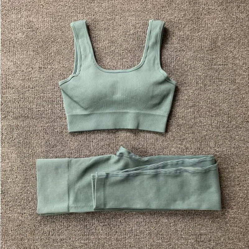 Conjunto de ioga top & calça sexy