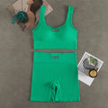 Conjunto de ioga feminino sem costura