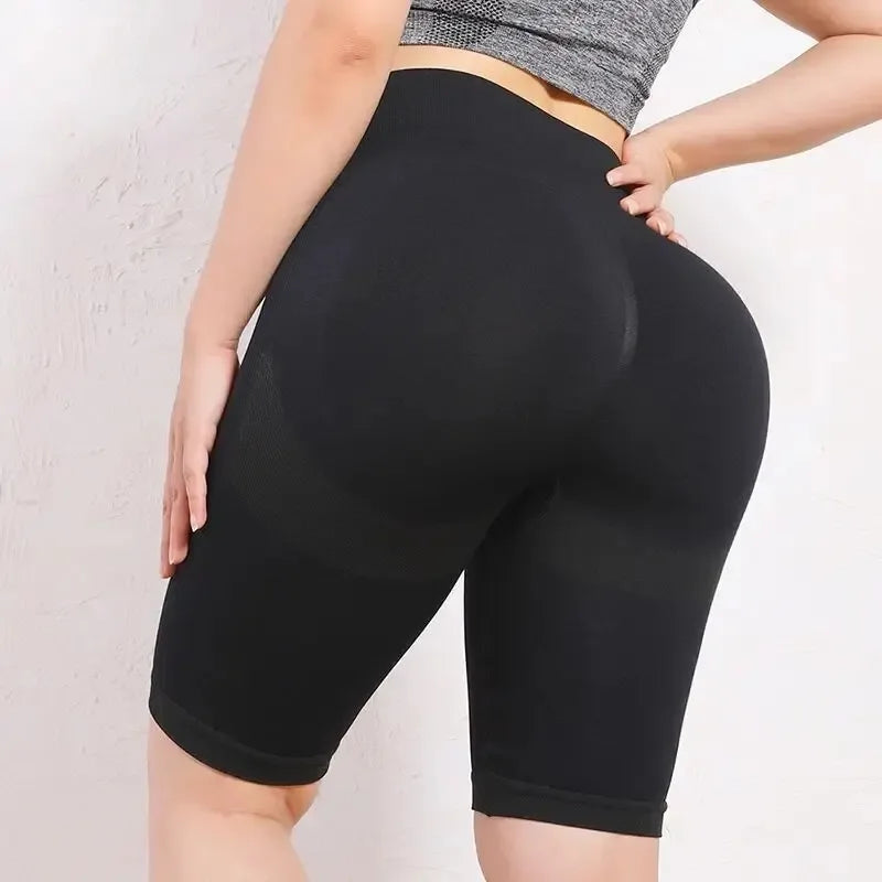 Short Yoga e Academia – Cintura Alta, Compressão, Levanta Bumbum e Sem Costura...