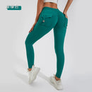 Calça legging feminina cintura alta & bumbum alto