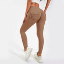 Calça legging feminina cintura alta & bumbum alto