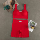 Conjunto de ioga feminino sem costura