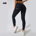 Calça legging feminina cintura alta & bumbum alto