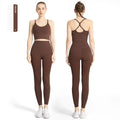 Conjunto de ioga feminino de 2 peças