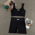Conjunto de ioga feminino sem costura