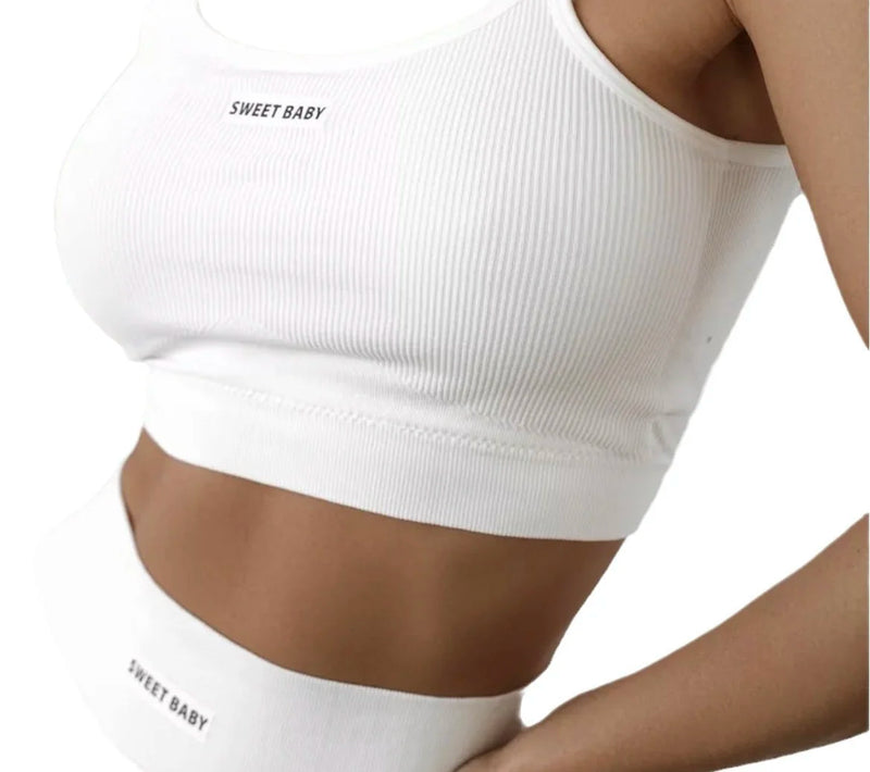 Conjunto de yoga russa sem costura