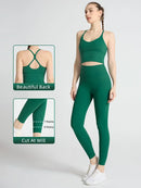 Conjunto de ioga feminino de 2 peças