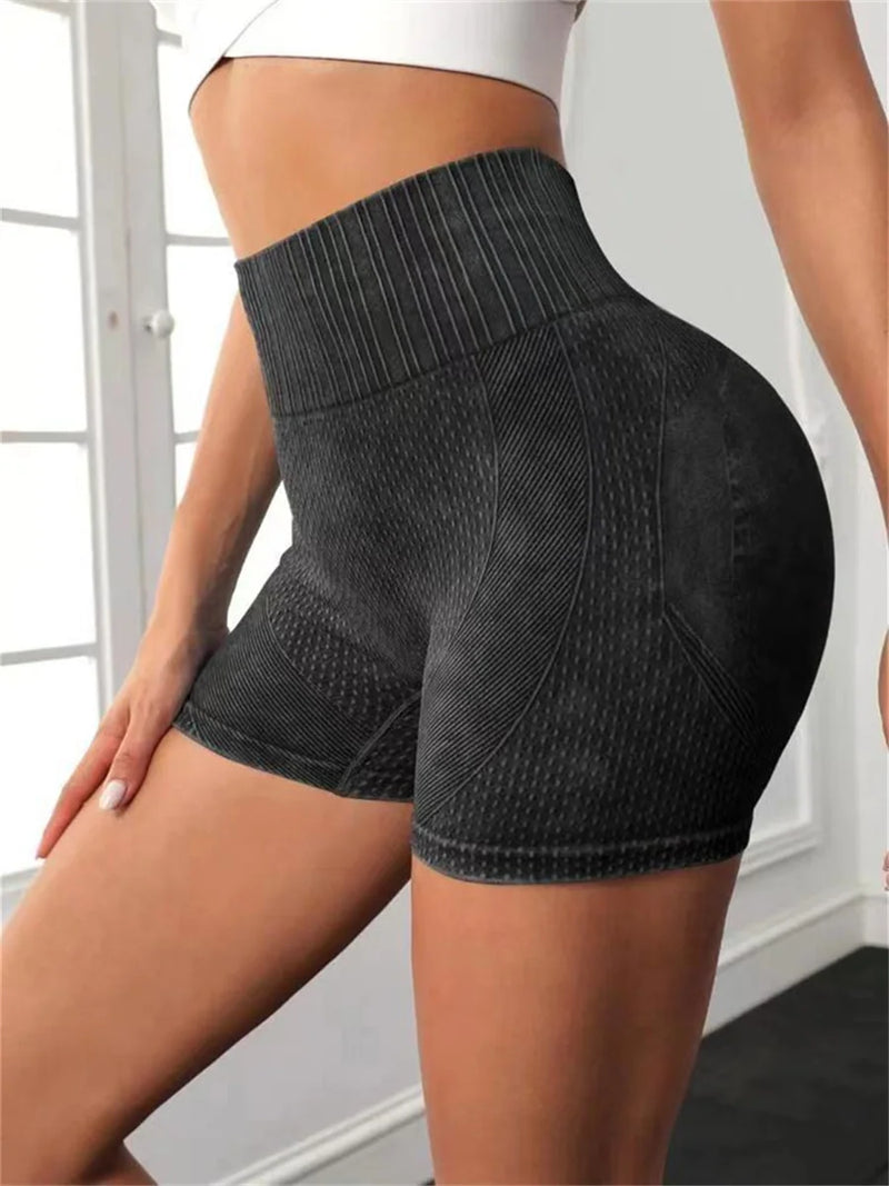 Shorts de ioga femininos respiráveis