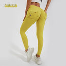 Calça legging feminina cintura alta & bumbum alto