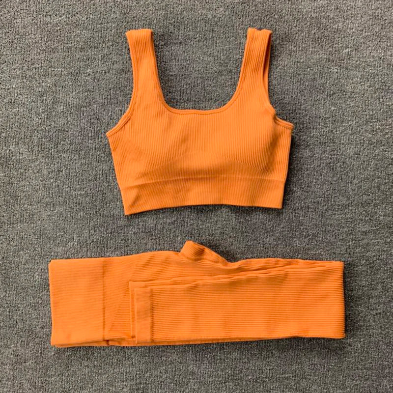 Conjunto de ioga top & calça sexy
