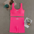 Conjunto de ioga feminino sem costura