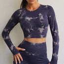 Conjunto yoga frio, sem costura