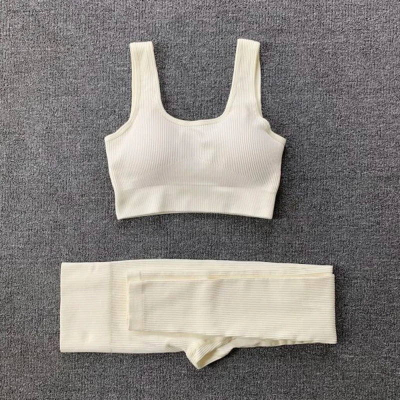 Conjunto de ioga top & calça sexy
