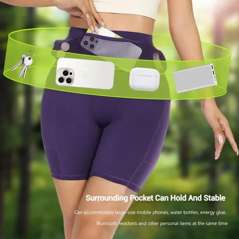 Shorts de corrida de maratona de secagem rápida