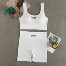 Conjunto de ioga feminino sem costura