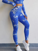 Conjunto yoga frio, sem costura