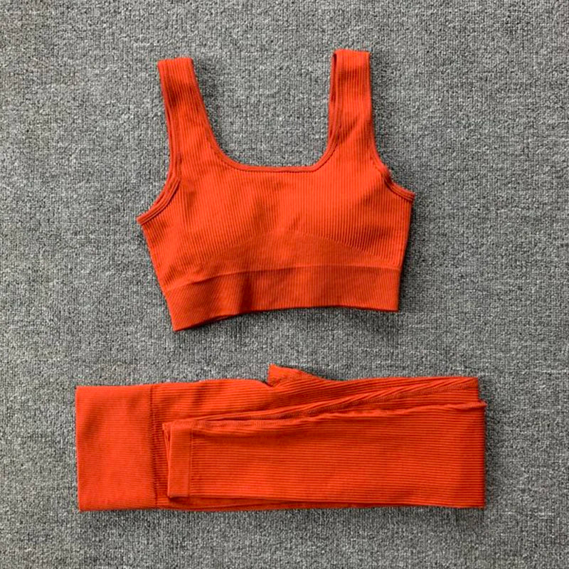 Conjunto de ioga top & calça sexy