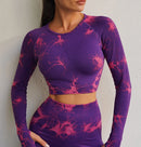 Conjunto yoga frio, sem costura