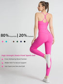 Conjunto de ioga feminino de 2 peças