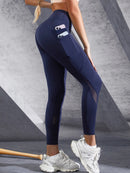 Calças de ioga com bolso duplo