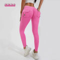 Calça legging feminina cintura alta & bumbum alto