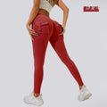Calça legging feminina cintura alta & bumbum alto