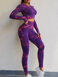 Conjunto yoga frio, sem costura